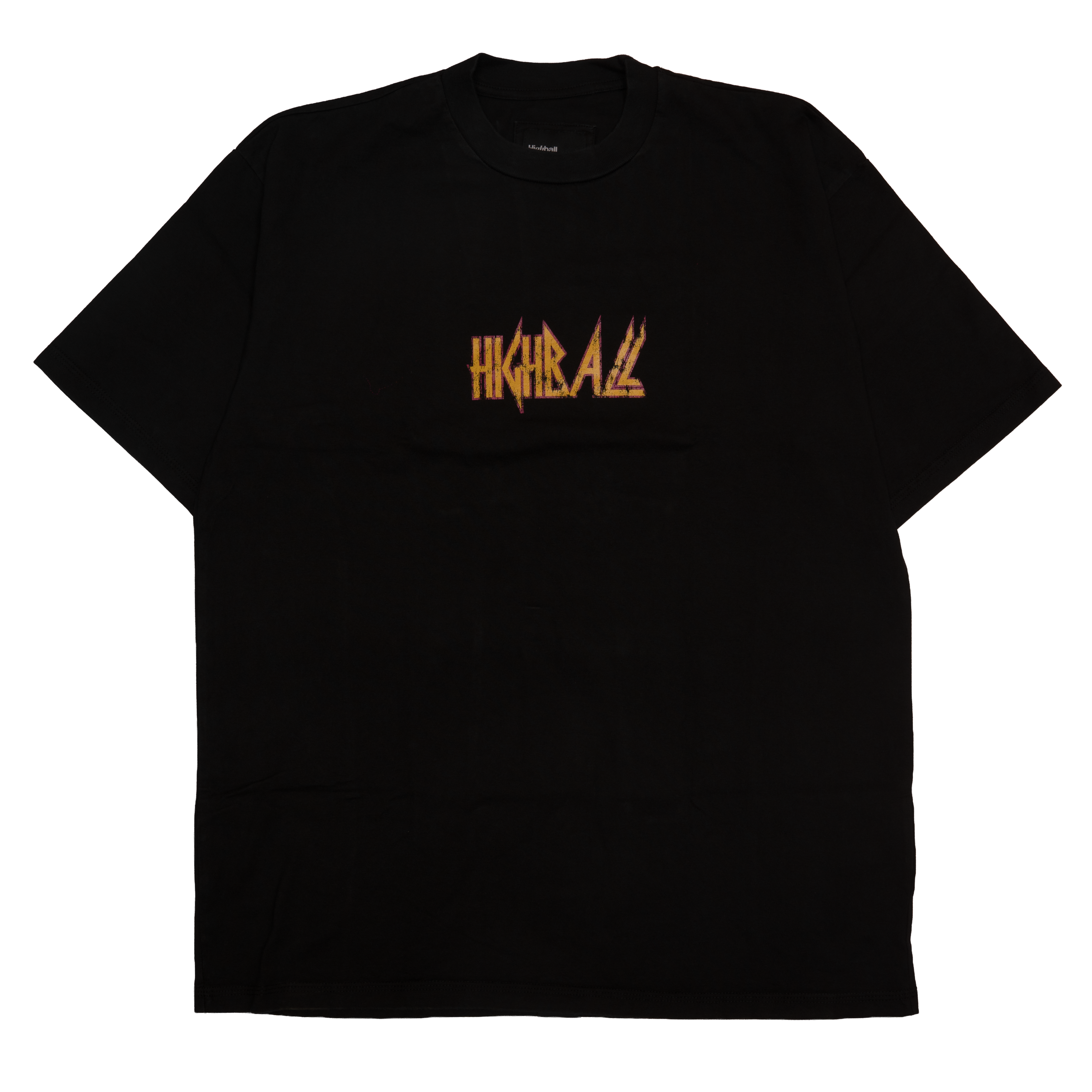 LEAPARD TEE - BLACK SAND WASHED