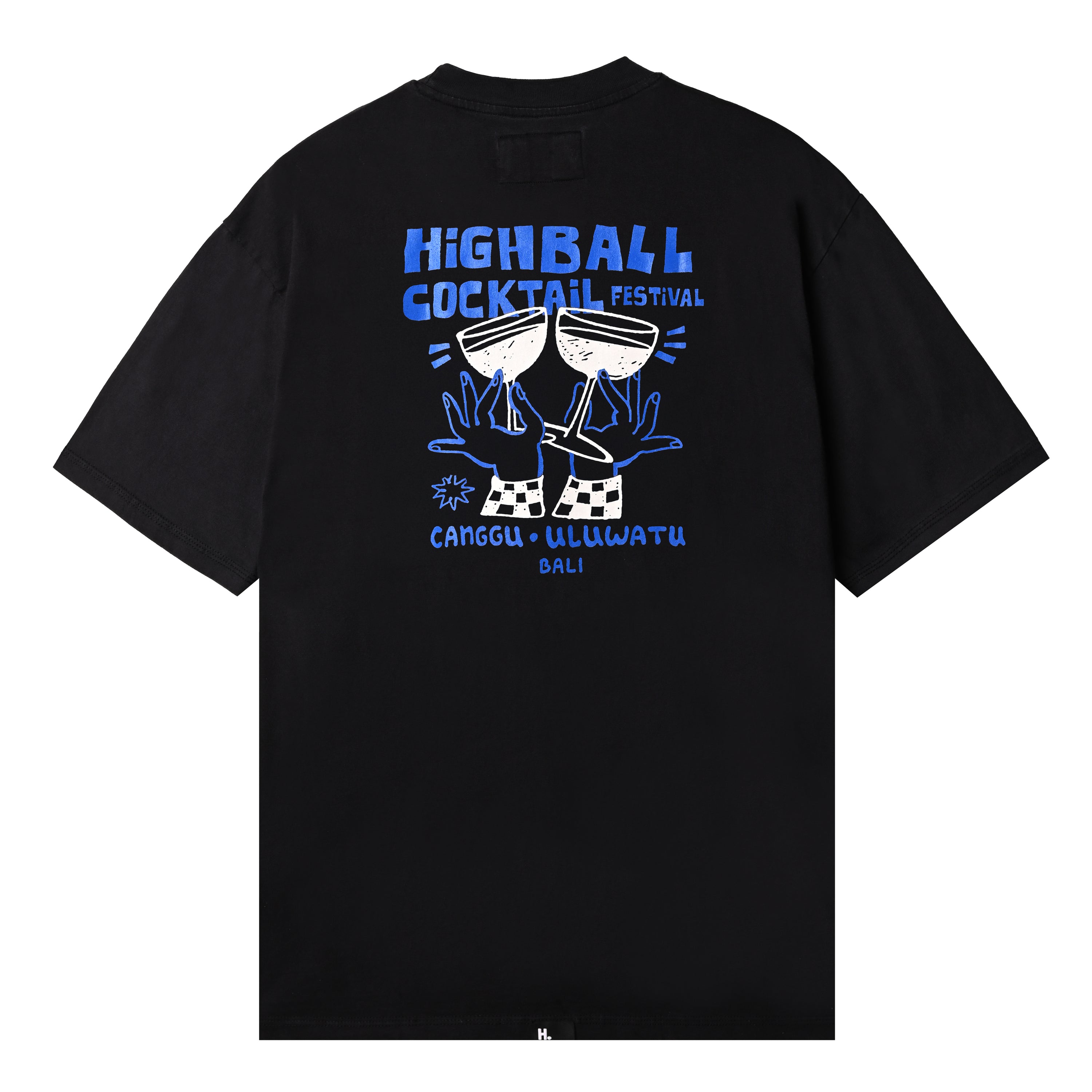 COCKTAIL FESTIVAL TEE - BLACK