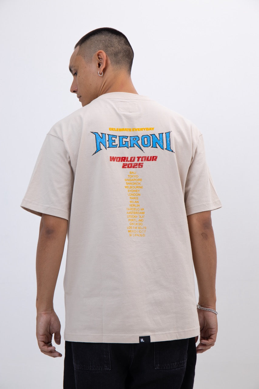 NEGRONI TOUR TEE - BEIGE