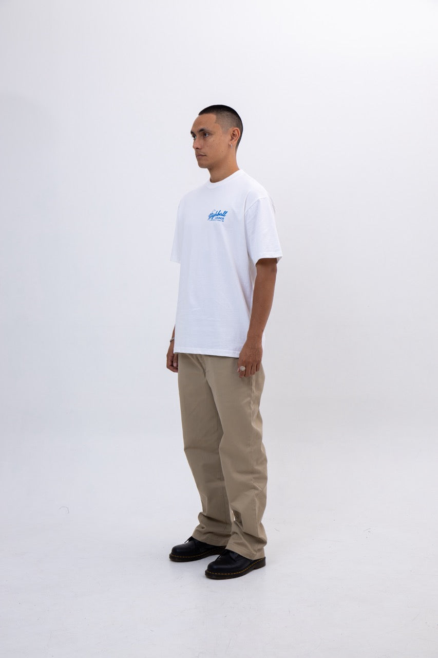 LOUNGE TEE - WHITE