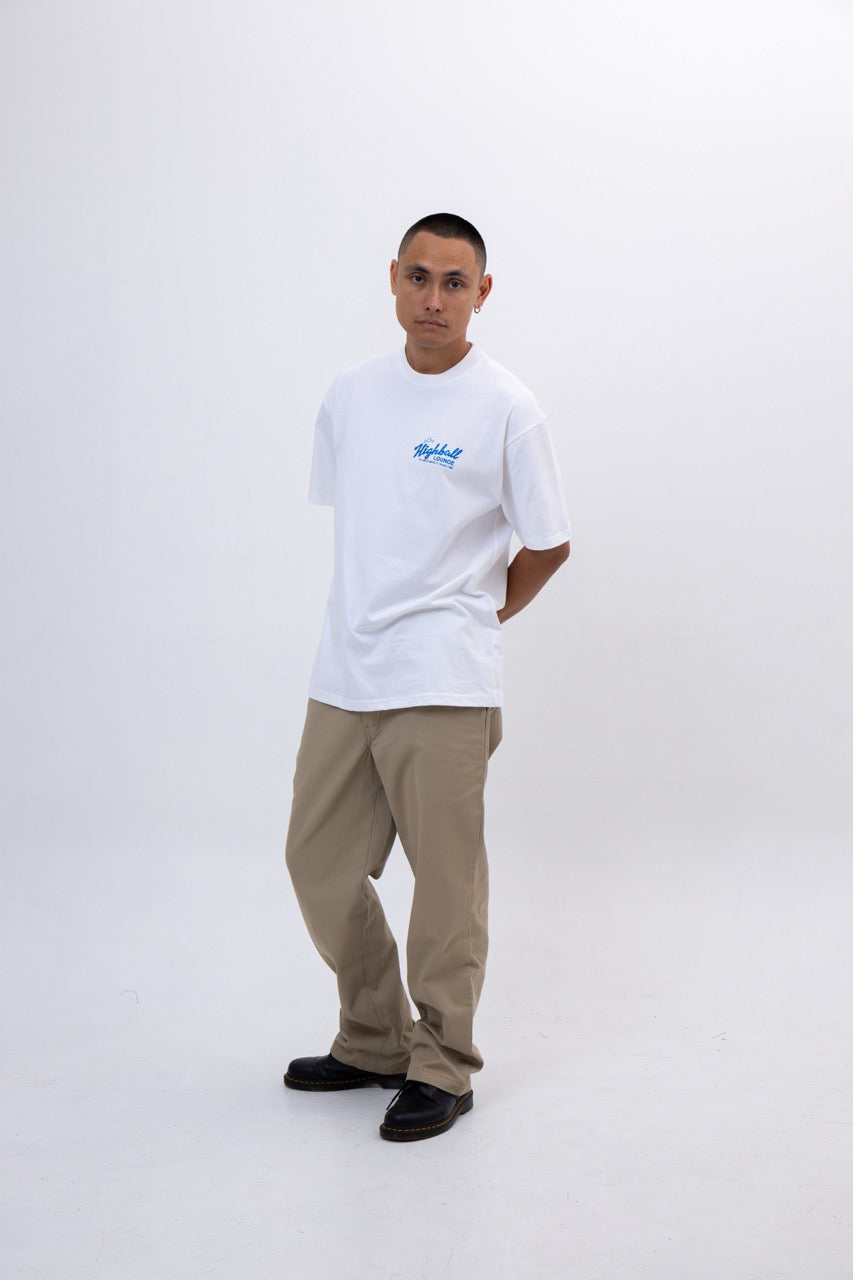 LOUNGE TEE - WHITE