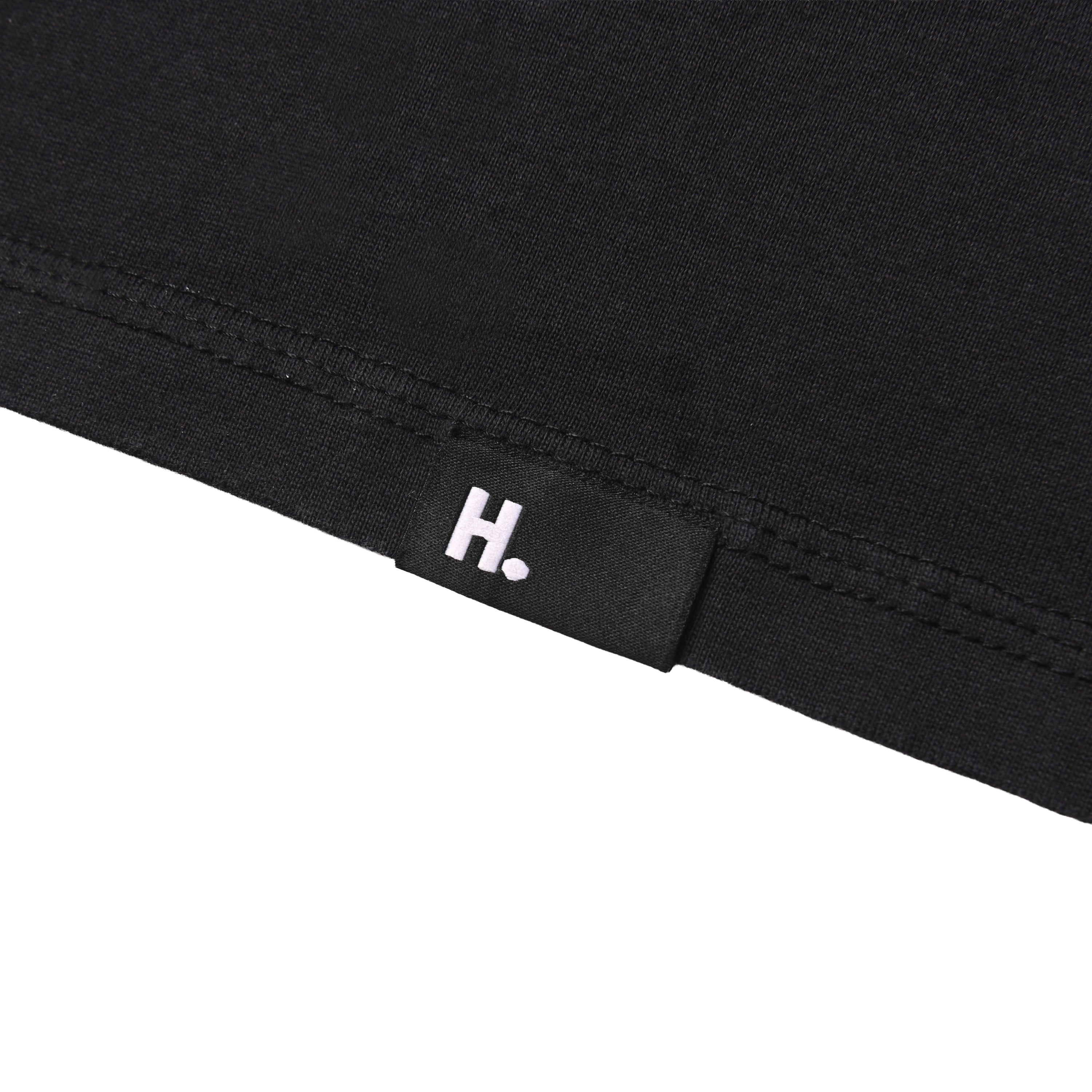 LOUNGE TEE - BLACK WASHED
