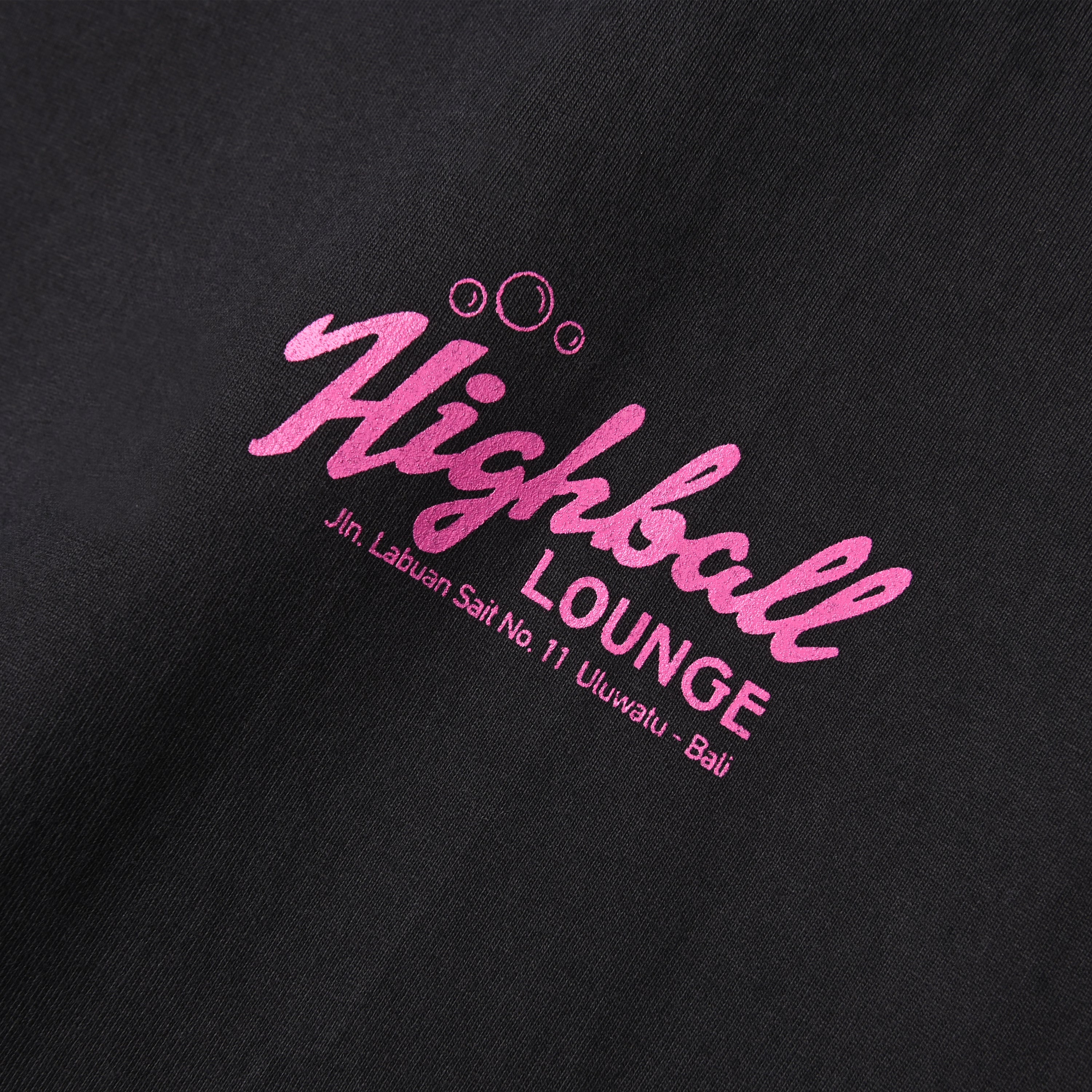 LOUNGE TEE - BLACK WASHED