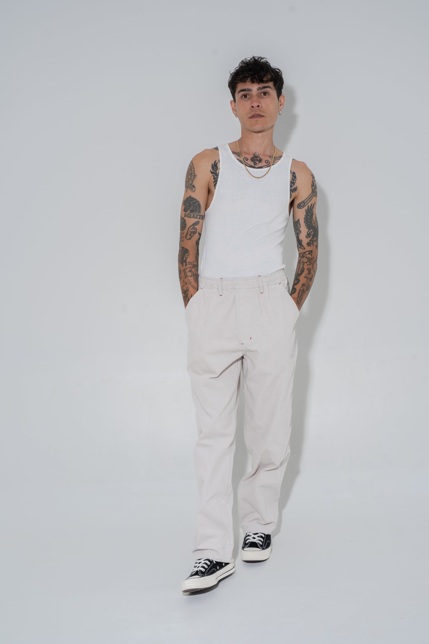 TAYLOR CORDUROY PANTS  BONE