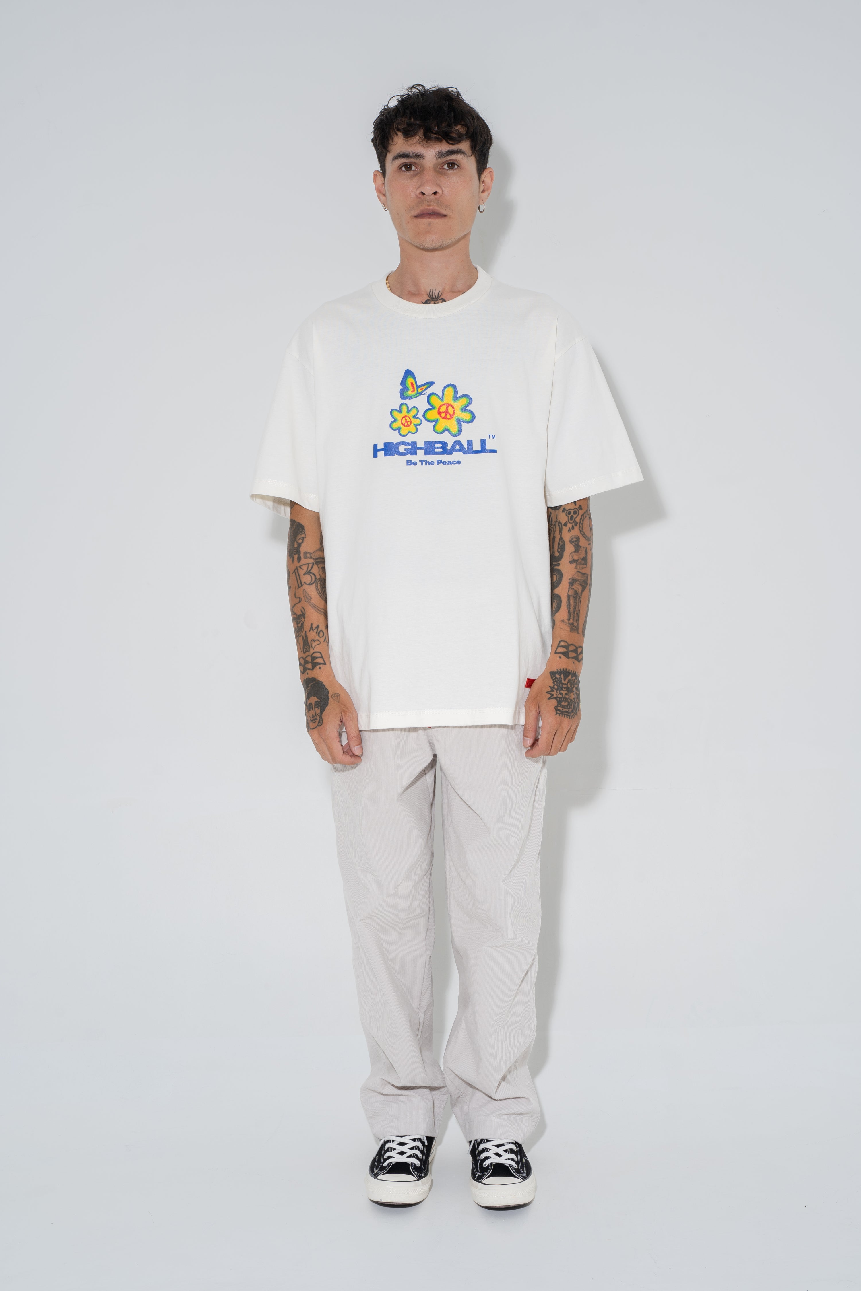 PEACE TEE - OFF WHITE