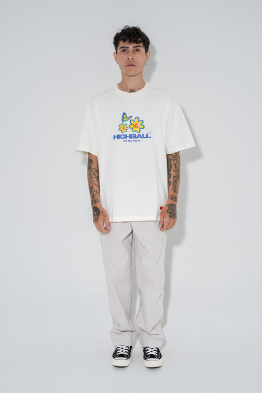 BE THE PEACE T-SHIRT - OFF WHITE